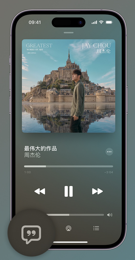 昭阳iphone维修分享如何在iPhone上使用Apple Music全新唱歌功能 