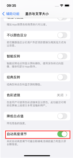 昭阳苹果15维修店分享iPhone 15 Pro系列屏幕亮度 