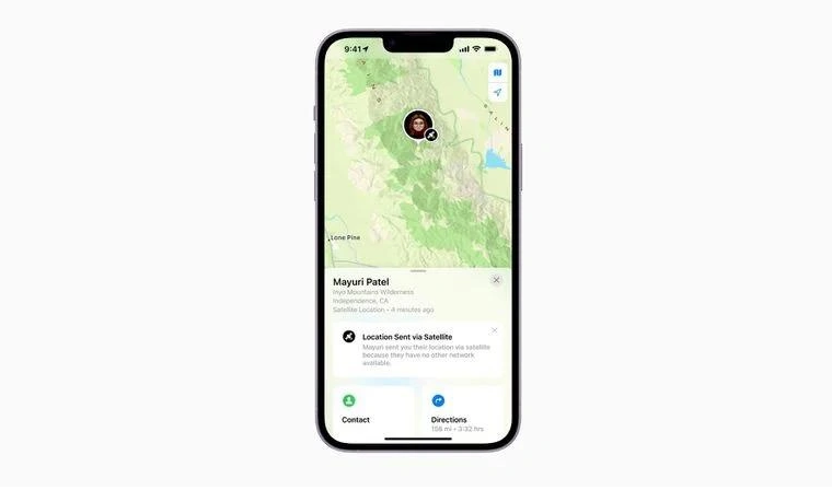 昭阳苹果14维修分享iPhone14系列中 FindMy功能通过卫星分享位置方法教程 
