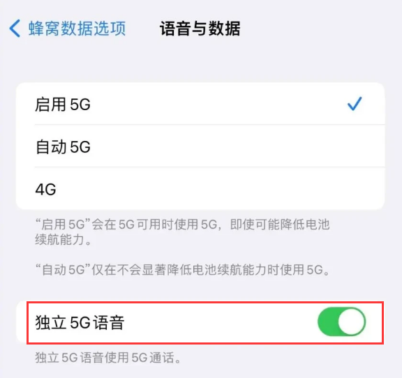 昭阳苹果14维修分享iPhone 14 Pro如何开启VoNR 