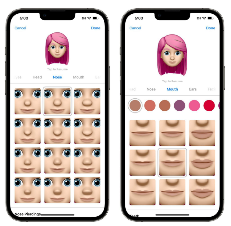 昭阳苹果手机维修分享​iOS 16中的拟我表情有了哪些变化和升级 