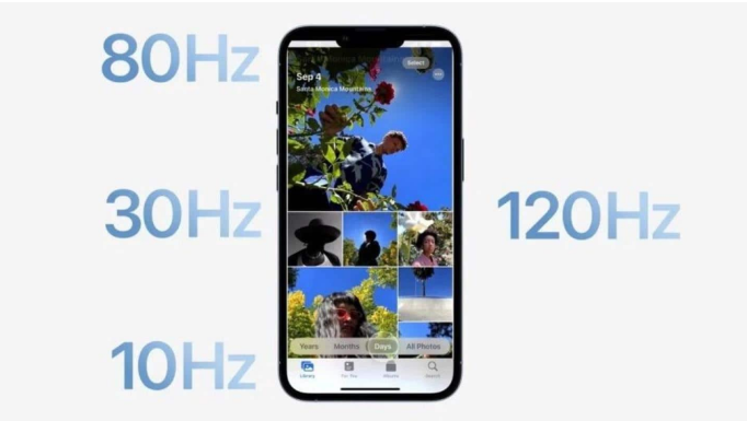 昭阳苹果14维修分享iPhone 14有高刷吗 