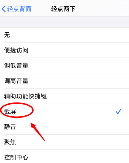 昭阳苹果手机维修分享iPhone12如何启用双击截屏 