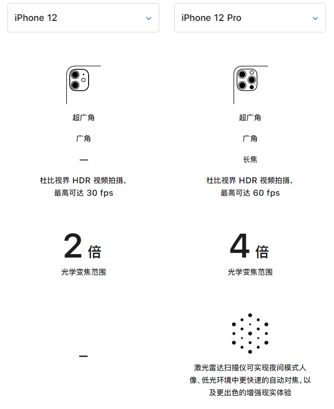 昭阳苹果手机维修分享苹果 iPhone 12 与 iPhone 12 Pro 选哪款 